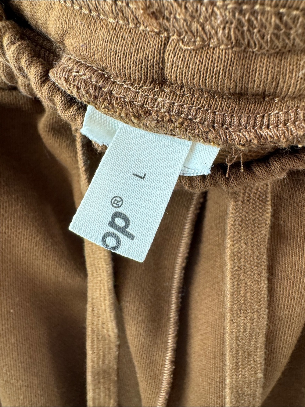 Yanekop Brown Wide Leg Patchwork Sweatpants – Women’s Large - Picture 5 of 8